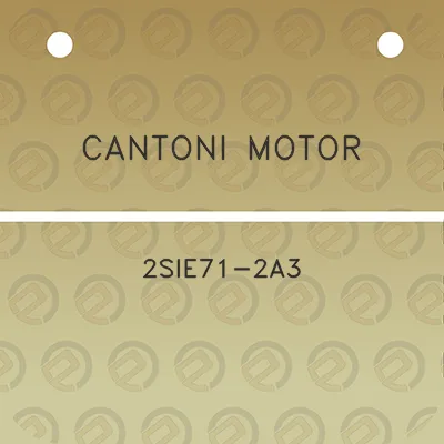 cantoni-motor-2sie71-2a3