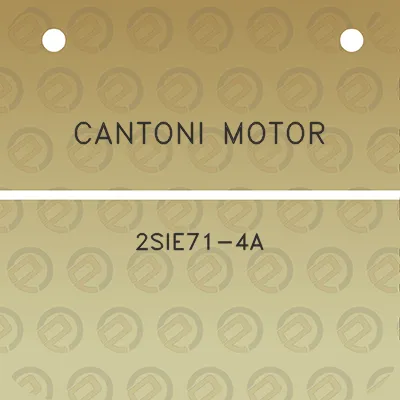 cantoni-motor-2sie71-4a