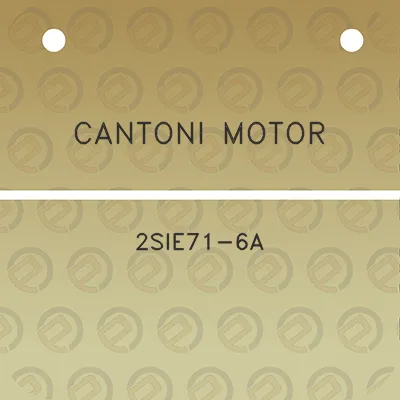 cantoni-motor-2sie71-6a