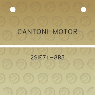 cantoni-motor-2sie71-8b3