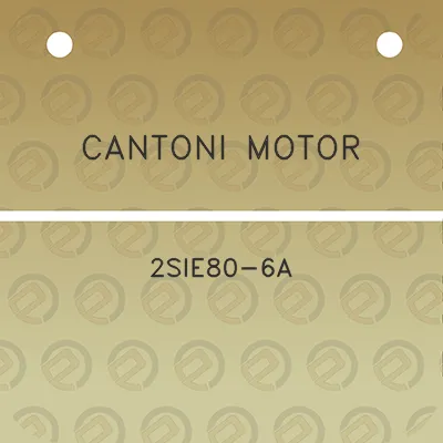 cantoni-motor-2sie80-6a