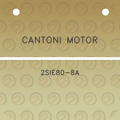 cantoni-motor-2sie80-8a