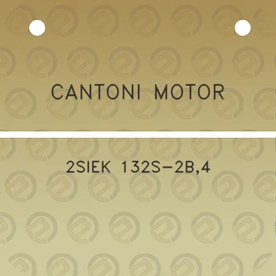 cantoni-motor-2siek-132s-2b4