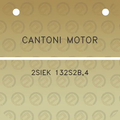 cantoni-motor-2siek-132s2b4