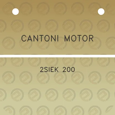 cantoni-motor-2siek-200