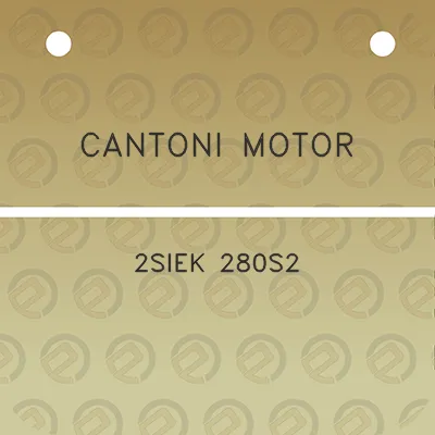 cantoni-motor-2siek-280s2