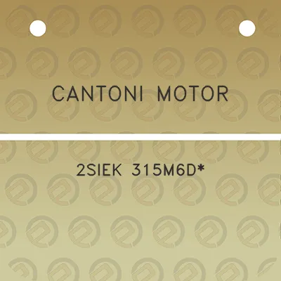 cantoni-motor-2siek-315m6d