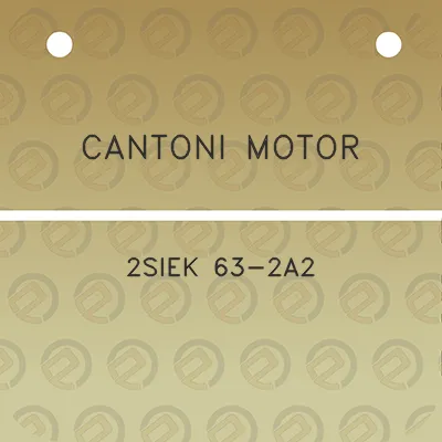 cantoni-motor-2siek-63-2a2