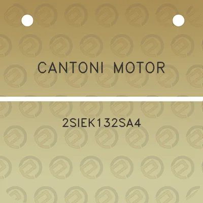 cantoni-motor-2siek132sa4