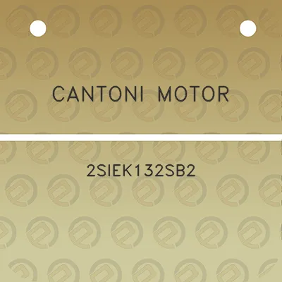 cantoni-motor-2siek132sb2