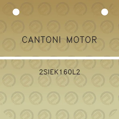 cantoni-motor-2siek160l2