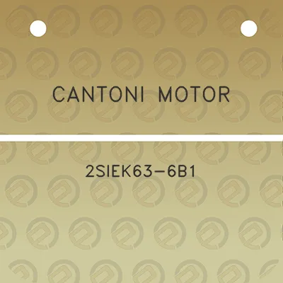 cantoni-motor-2siek63-6b1