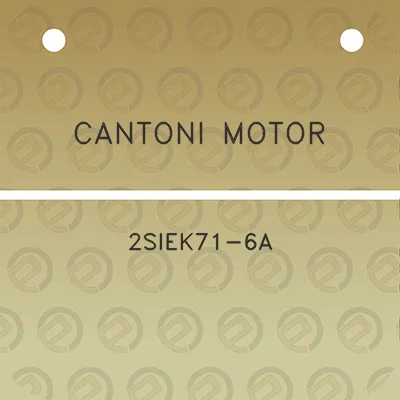 cantoni-motor-2siek71-6a