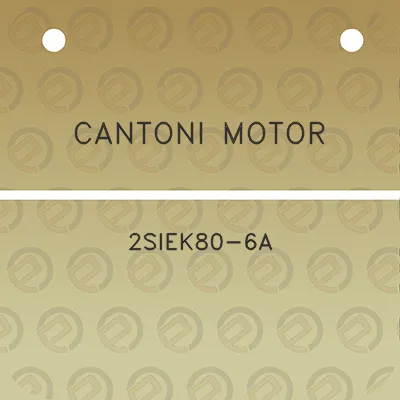 cantoni-motor-2siek80-6a