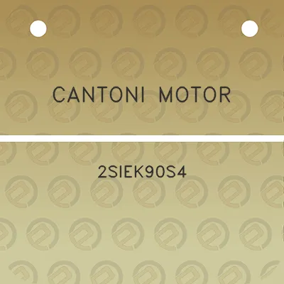 cantoni-motor-2siek90s4