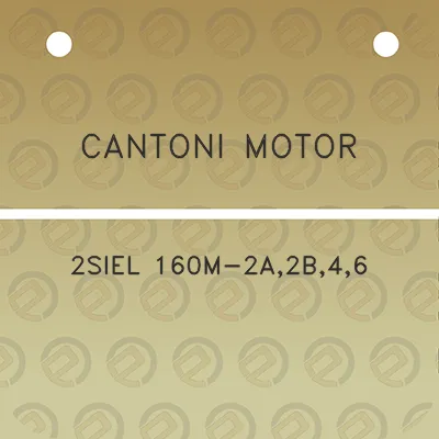 cantoni-motor-2siel-160m-2a2b46