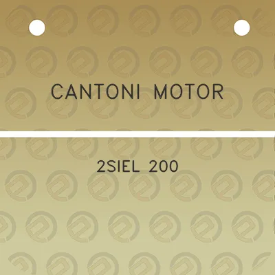 cantoni-motor-2siel-200