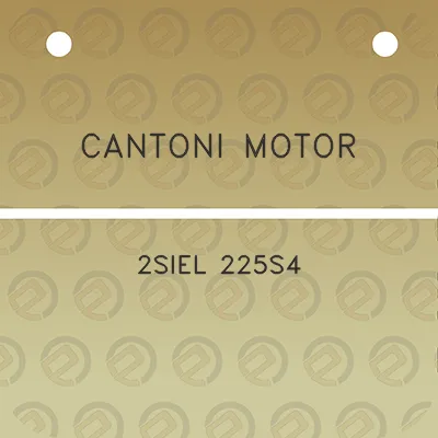 cantoni-motor-2siel-225s4