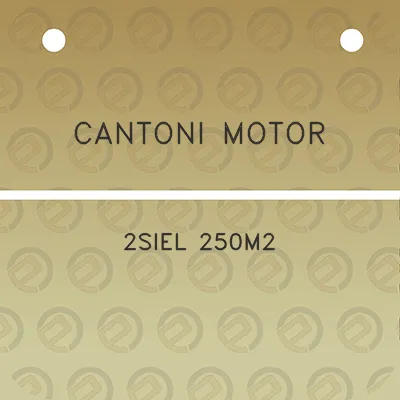 cantoni-motor-2siel-250m2