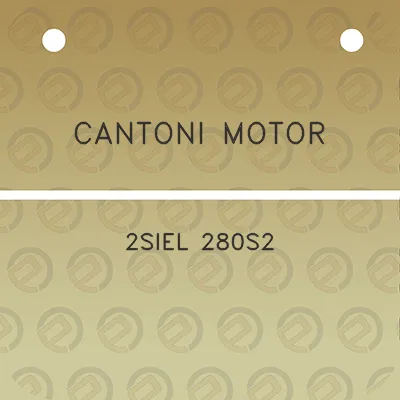 cantoni-motor-2siel-280s2