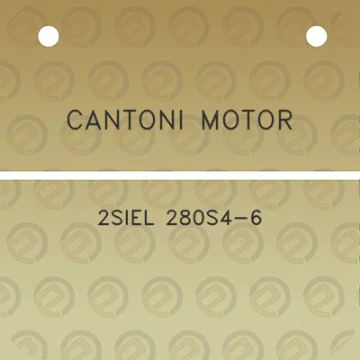 cantoni-motor-2siel-280s4-6