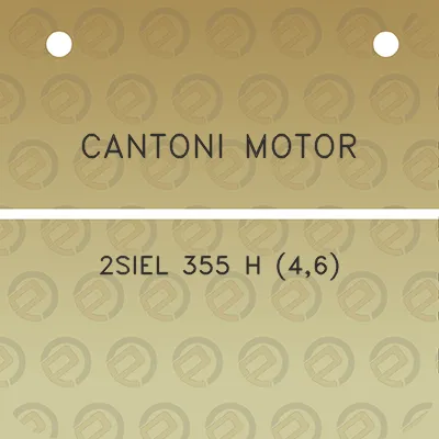 cantoni-motor-2siel-355-h-46