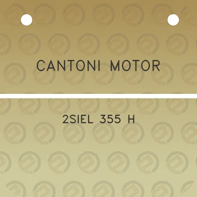 cantoni-motor-2siel-355-h