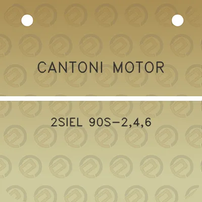 cantoni-motor-2siel-90s-246