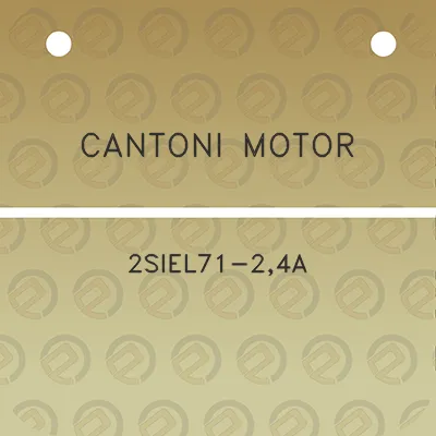 cantoni-motor-2siel71-24a