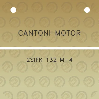 cantoni-motor-2sifk-132-m-4