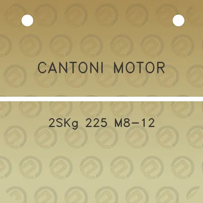 cantoni-motor-2skg-225-m8-12