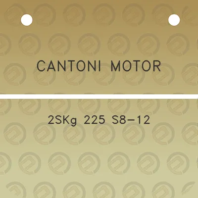 cantoni-motor-2skg-225-s8-12