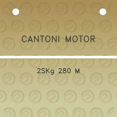 cantoni-motor-2skg-280-m