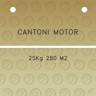 cantoni-motor-2skg-280-m2