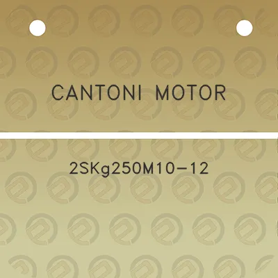 cantoni-motor-2skg250m10-12