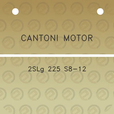 cantoni-motor-2slg-225-s8-12