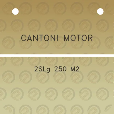 cantoni-motor-2slg-250-m2