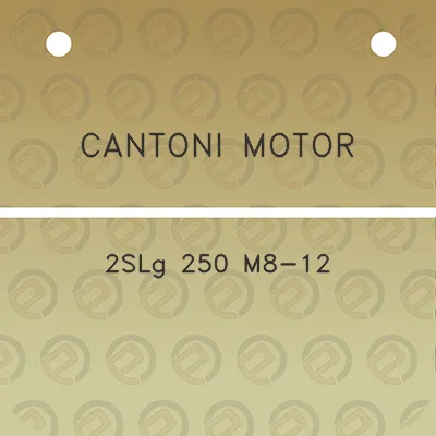 cantoni-motor-2slg-250-m8-12