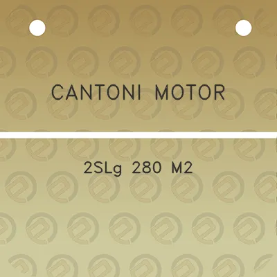 cantoni-motor-2slg-280-m2