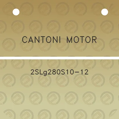 cantoni-motor-2slg280s10-12