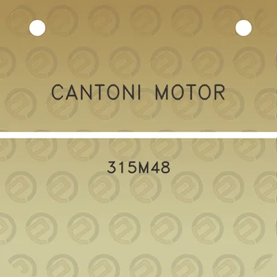 cantoni-motor-315m48