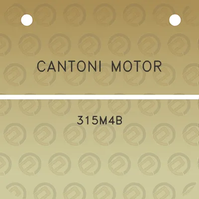 cantoni-motor-315m4b