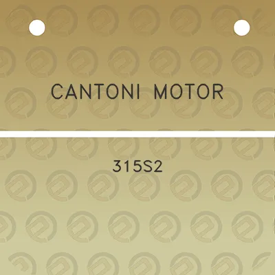 cantoni-motor-315s2