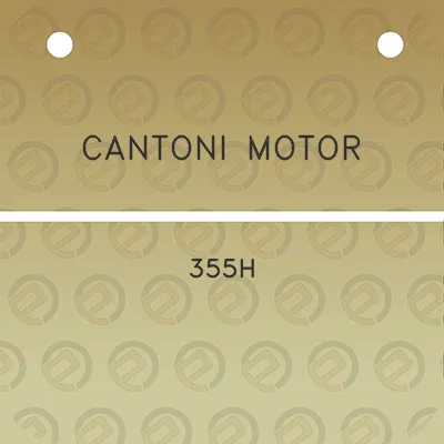 cantoni-motor-355h