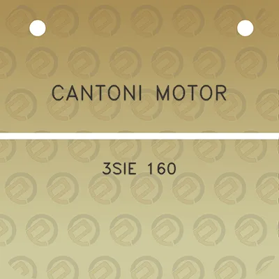 cantoni-motor-3sie-160