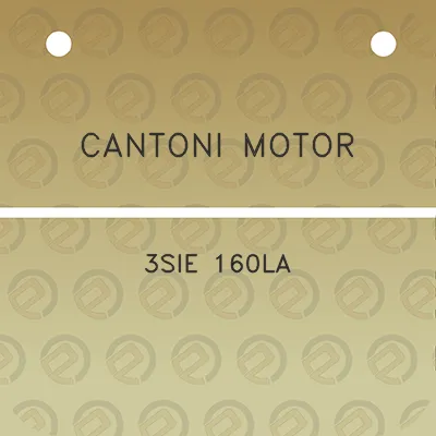 cantoni-motor-3sie-160la