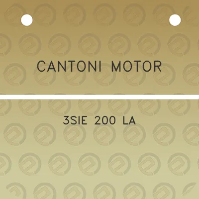 cantoni-motor-3sie-200-la