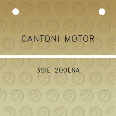 cantoni-motor-3sie-200l6a