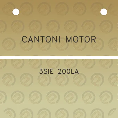 cantoni-motor-3sie-200la