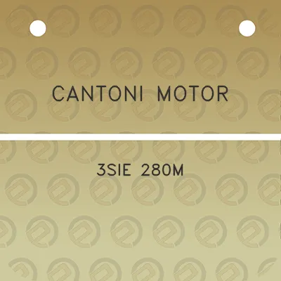 cantoni-motor-3sie-280m